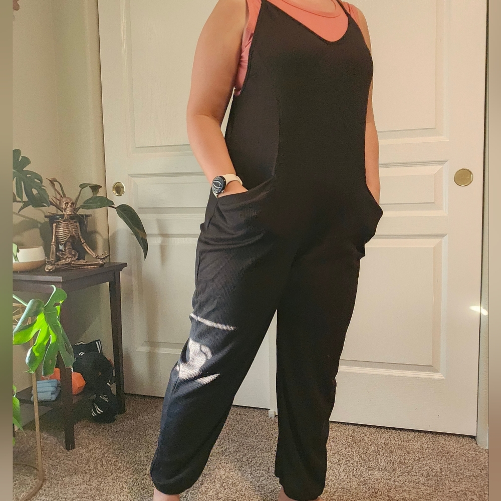 Black jumpsuit